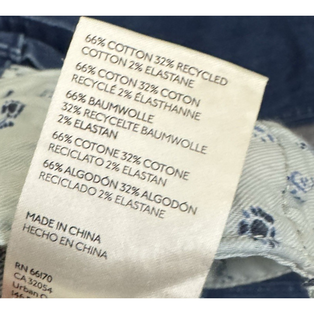 Anthropologie Jeans Essential Straight Indigo Blue Denim Size 30 - Picture 7 of 8